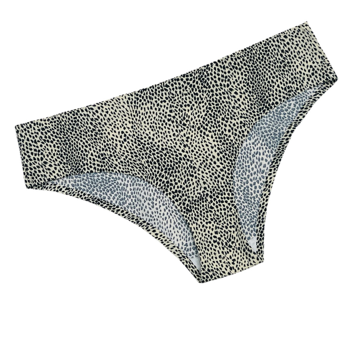 Losha Mid waist Laser Cut Panty  -Leopard