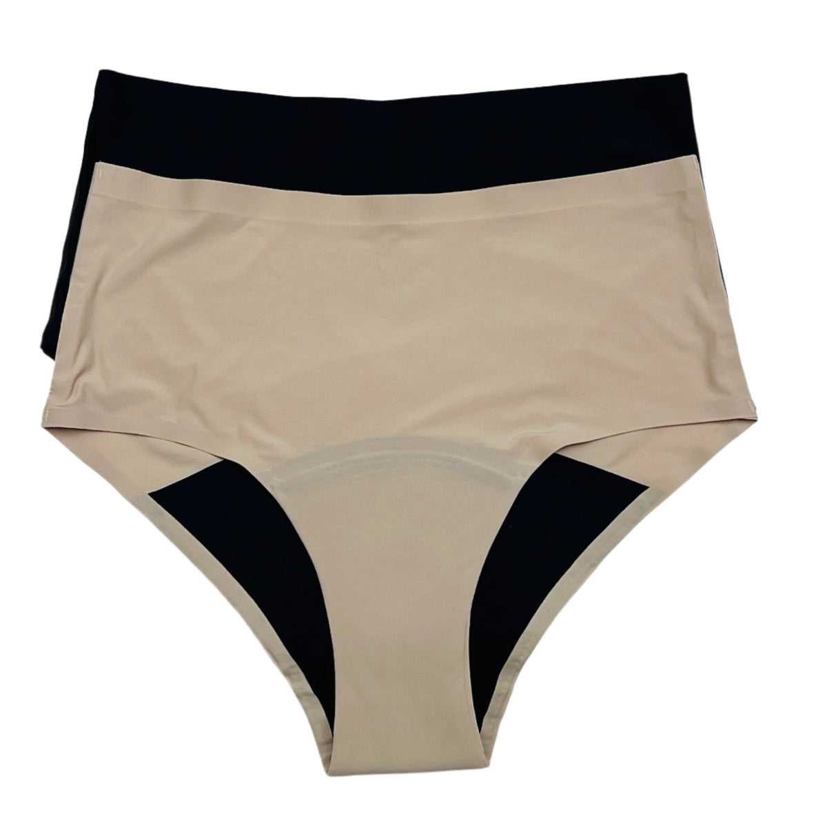 Losha Pack of 2 High Waist laser Cut 4 layered Period Panties -Sold
