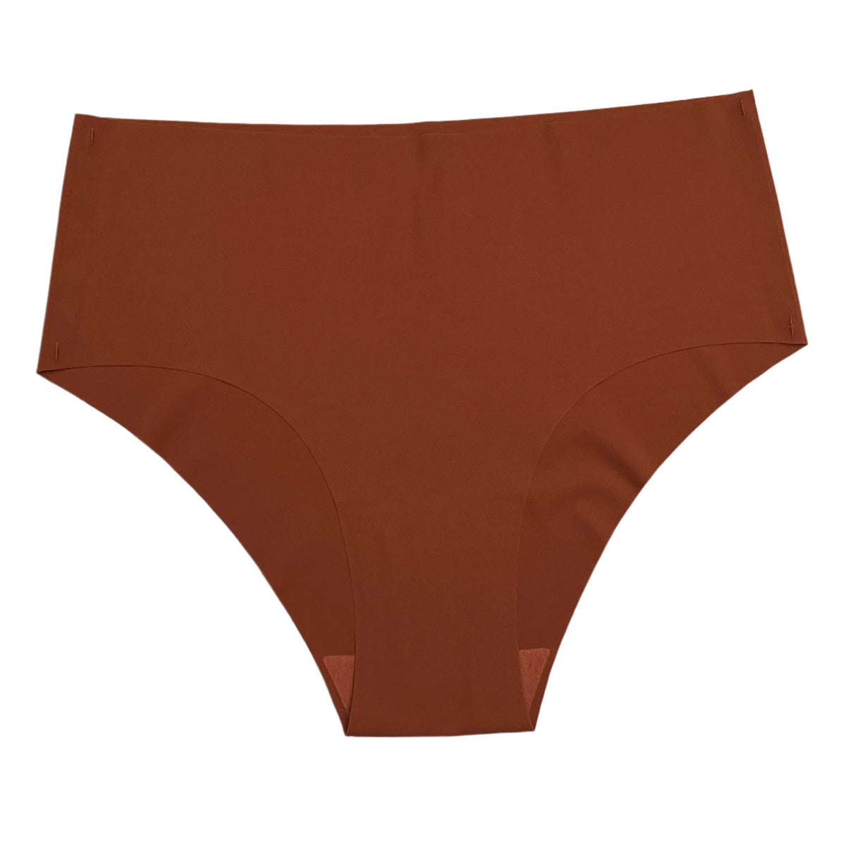Losha High waist Laser Cut Panty  -RUST