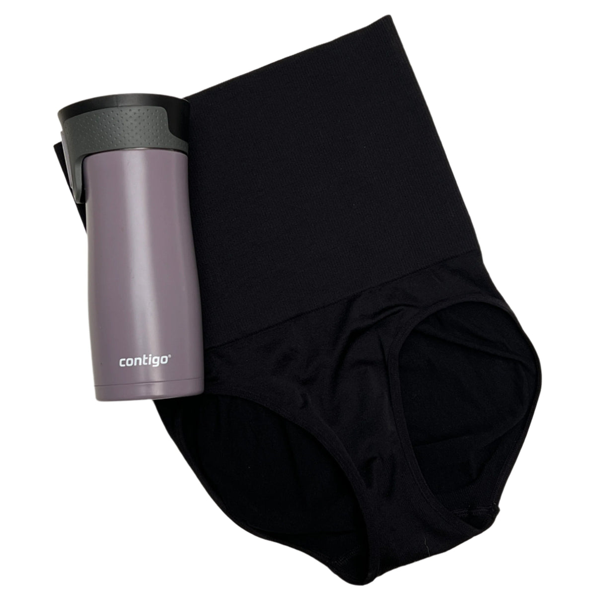 LOSHA SEAMLESS HIGH-WAISTED SHAPING BRIEF-BLACK