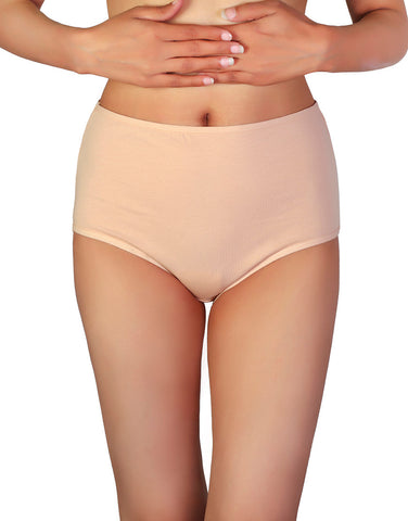 LOSHA SUPPER SOFT HIGH  WAISTED COTTON PANTY-SKIN