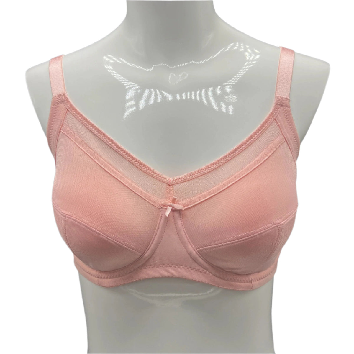 Losha Quattro Plus Support Full-Coverage Wired Bra With Side Shaping Panels-QUARTZ PINK