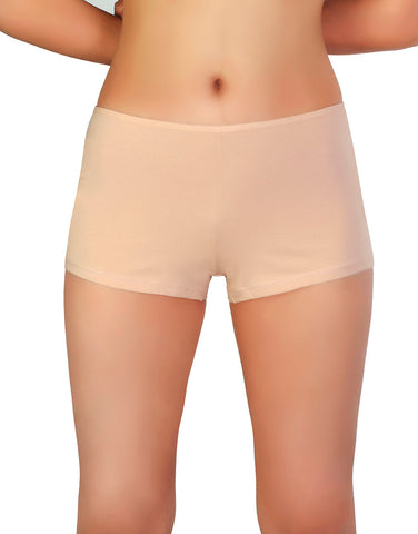 LOSHA SUPER SOFT BOY SHORTS COTTON BRIEF-SKIN