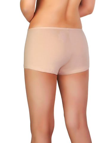 LOSHA SUPER SOFT BOY SHORTS COTTON BRIEF-SKIN