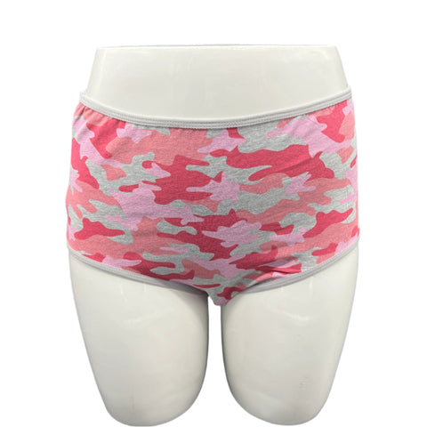 LOSHA SUPPER SOFT HIGH  WAISTED COTTON PANTY-ARMY