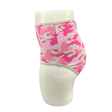 LOSHA SUPPER SOFT HIGH  WAISTED COTTON PANTY-ARMY