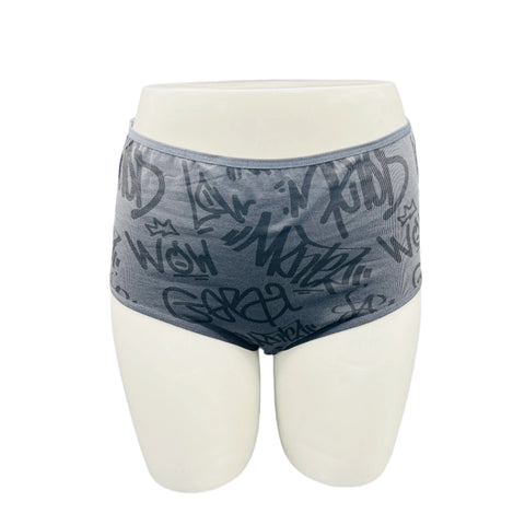 LOSHA SUPPER SOFT HIGH  WAISTED COTTON PANTY-ABSTRACT