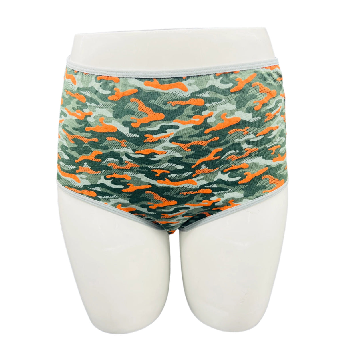 LOSHA SUPPER SOFT HIGH  WAISTED COTTON PANTY-GREEN ARMY