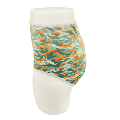 LOSHA SUPPER SOFT HIGH  WAISTED COTTON PANTY-GREEN ARMY