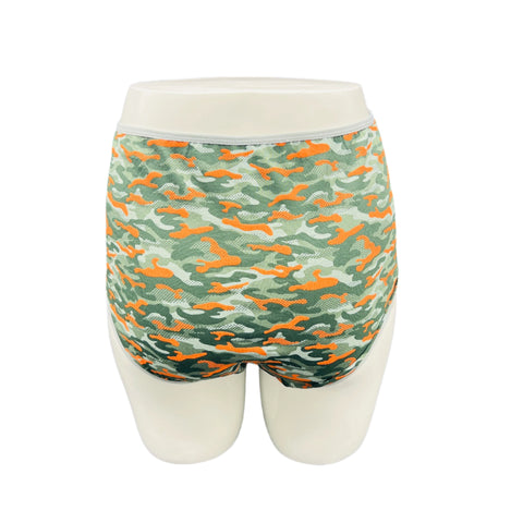 LOSHA SUPPER SOFT HIGH  WAISTED COTTON PANTY-GREEN ARMY