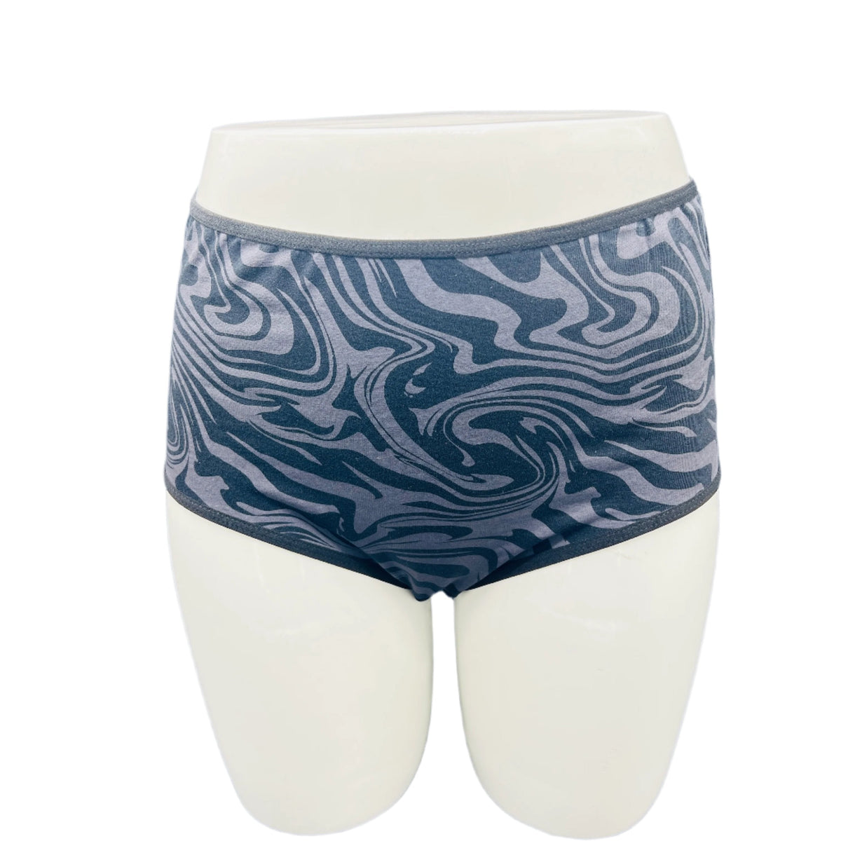 LOSHA SUPPER SOFT HIGH  WAISTED COTTON PANTY-ZEBRA