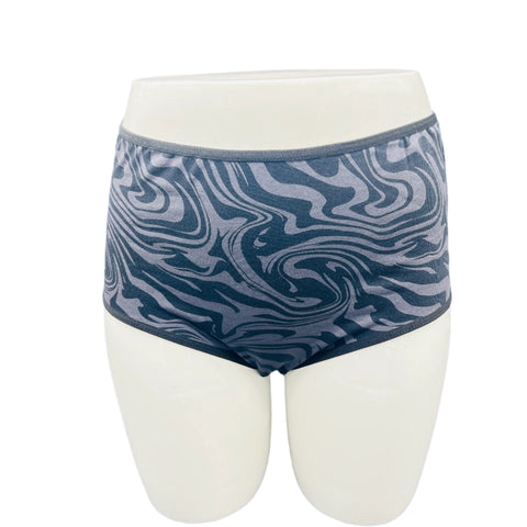 LOSHA SUPPER SOFT HIGH  WAISTED COTTON PANTY-ZEBRA