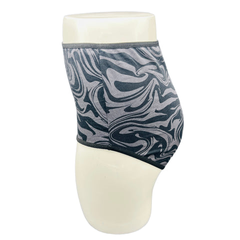 LOSHA SUPPER SOFT HIGH  WAISTED COTTON PANTY-ZEBRA