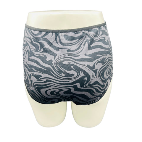 LOSHA SUPPER SOFT HIGH  WAISTED COTTON PANTY-ZEBRA