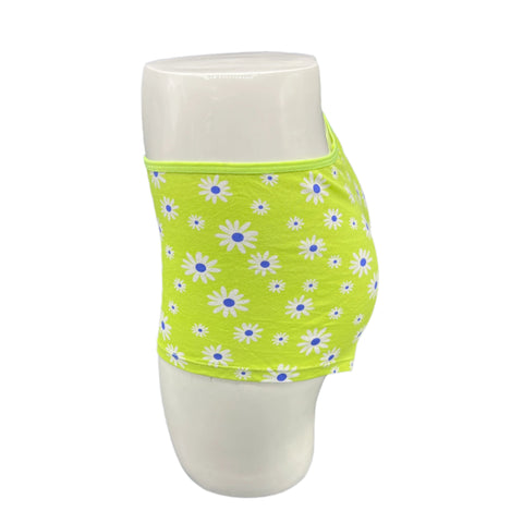LOSHA SUPER SOFT BOY SHORTS COTTON BRIEF-DAISY PRINT