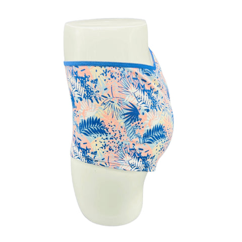LOSHA SUPER SOFT BOY SHORTS COTTON BRIEF-LEAF PRINT