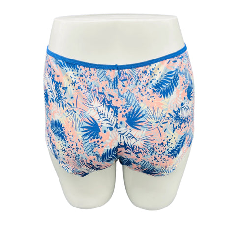 LOSHA SUPER SOFT BOY SHORTS COTTON BRIEF-LEAF PRINT