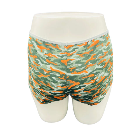 LOSHA SUPER SOFT BOY SHORTS COTTON BRIEF-GREEN ARMY