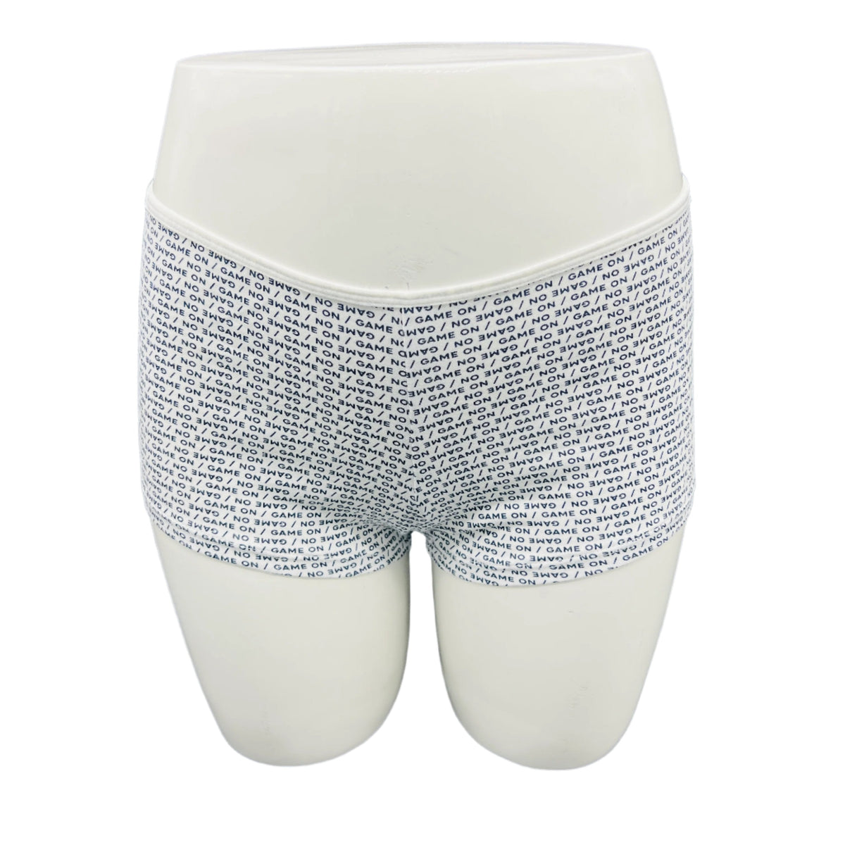 LOSHA SUPER SOFT BOY SHORTS COTTON BRIEF-GAME ON(WHITE)
