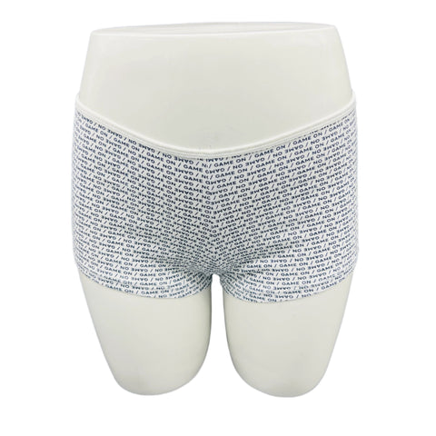 LOSHA SUPER SOFT BOY SHORTS COTTON BRIEF-GAME ON(WHITE)