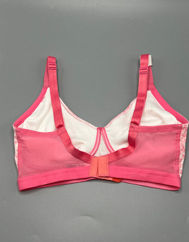 Losha True Curv Double Layered Non Wired Full Coverage Super Support Bra - Pink Print