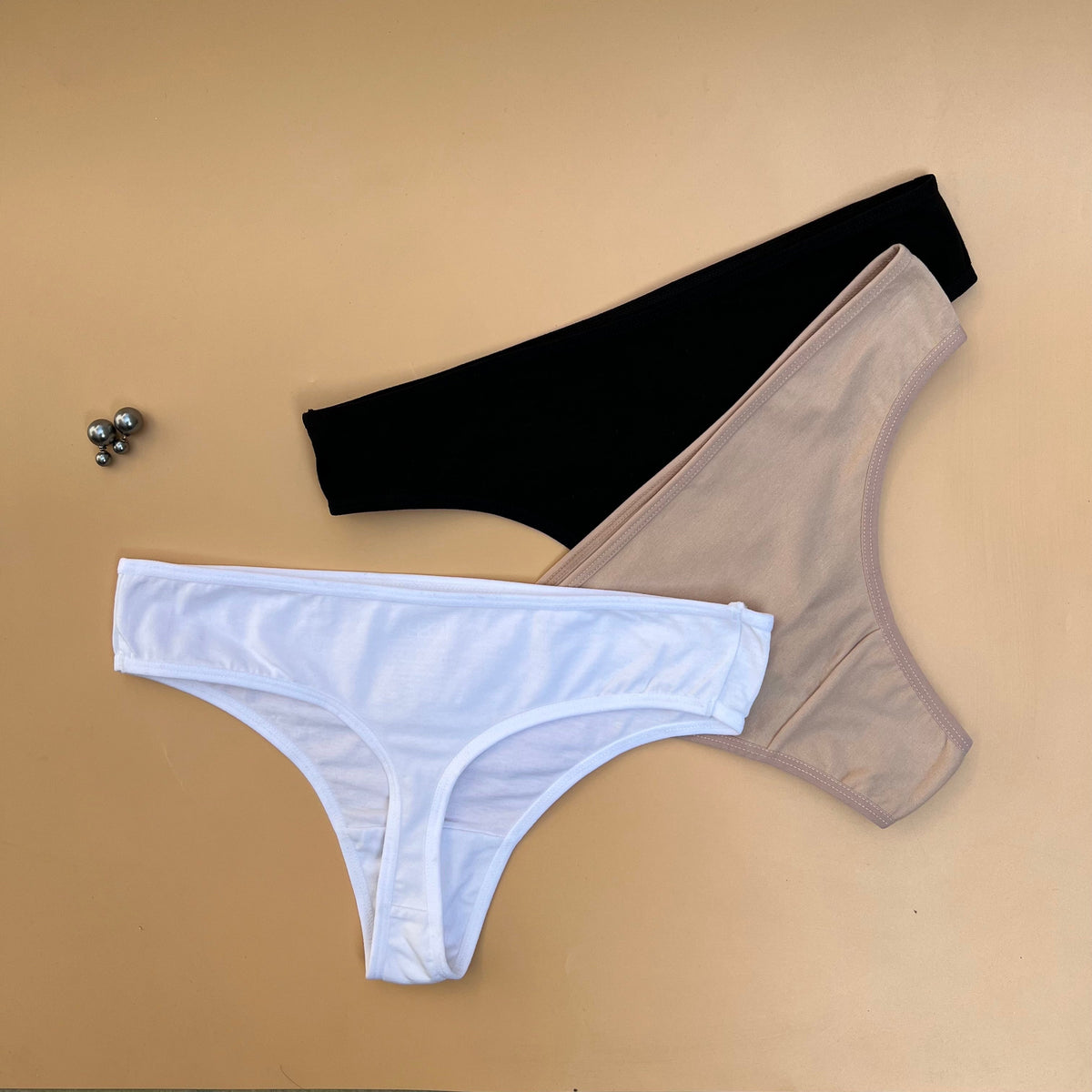 PACK OF 3 LOSHA SUPER SOFT COTTON  THONG-ASSORTED