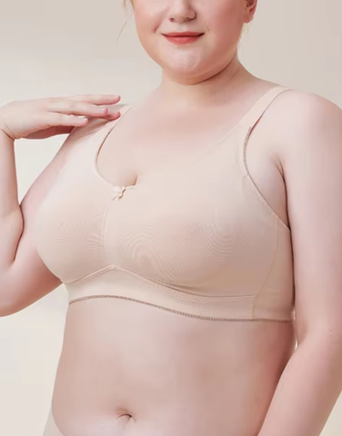 LOSHA FULL COVERAGE POST SURGICAL BRA WITH BROAD ELASTIC STRAP -SKIN